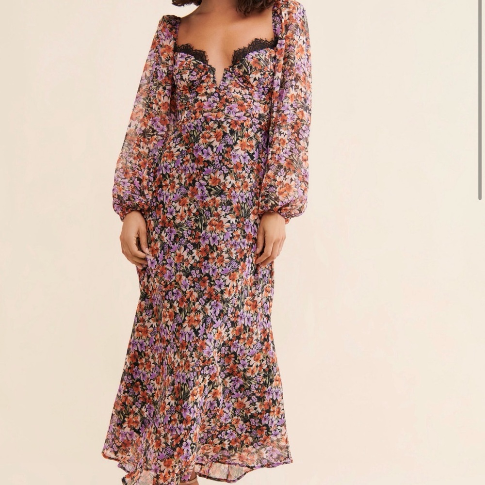 Sylvie Dress in Orange & Purple Floral
ASTR THE LABEL